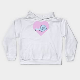 Cute Seal Love Kids Hoodie